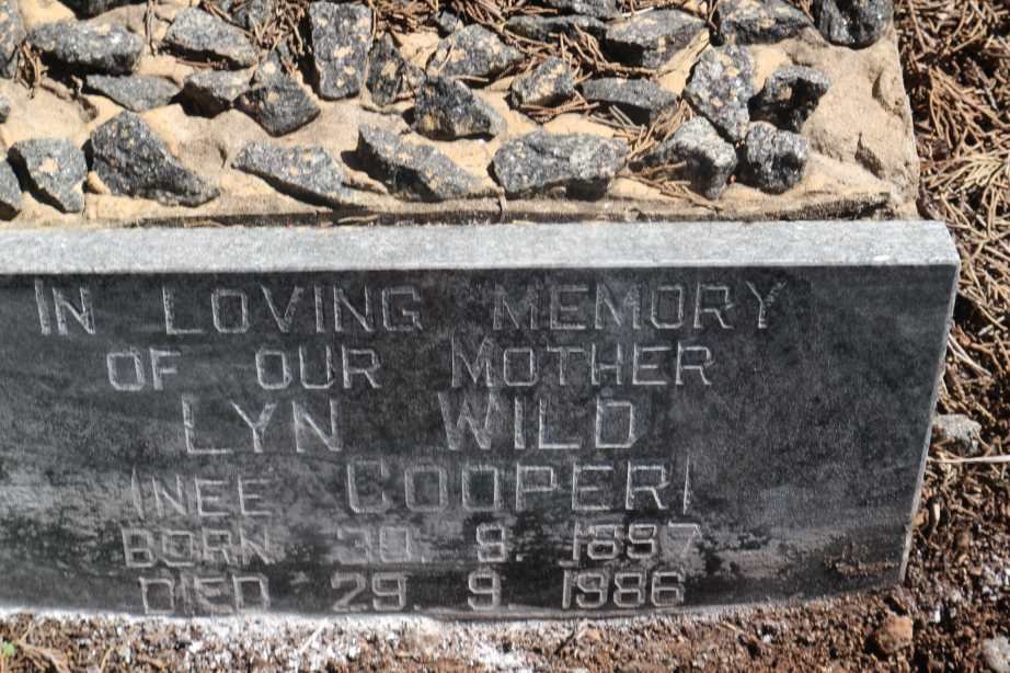 WILD Lyn nee COOPER 1897-1986