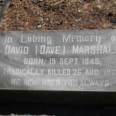 MARSHALL David 1945-1972