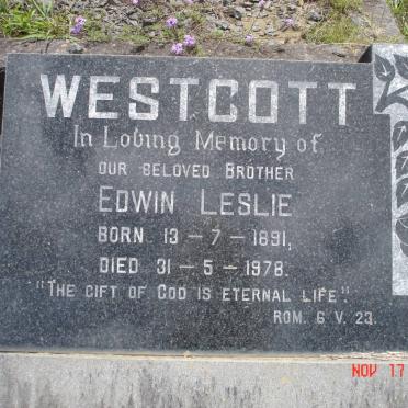 WESTCOTT Edwin Leslie 1891-1978