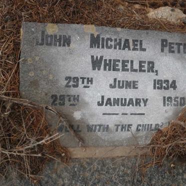 WHEELER John Michael Peter 1934-1950