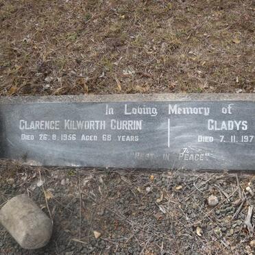 CURRIN Clarence Kilworth -1956 &amp; Gladys May -1979