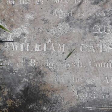 DAVIES William Catstry -1818