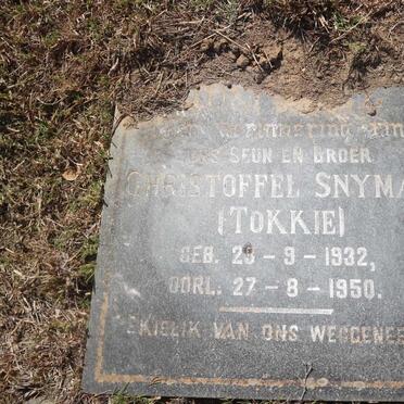 SNYMAN Christoffel 1932-1950