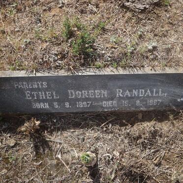 RANDALL Alfred George 1879-1965 &amp; Ethel Doreen 1897-1967