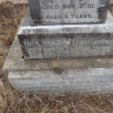 SIM Norman -1916 :: SIM Andrew Young -1901