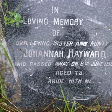 HAYWARD Johannah -1954