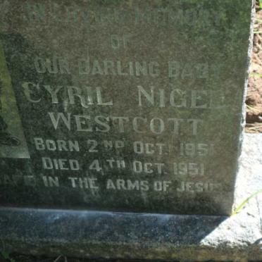 WESTCOTT Cyril Nigel 1951-1951