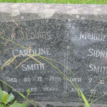 SMITH Sidney -1949 &amp; Caroline -1930