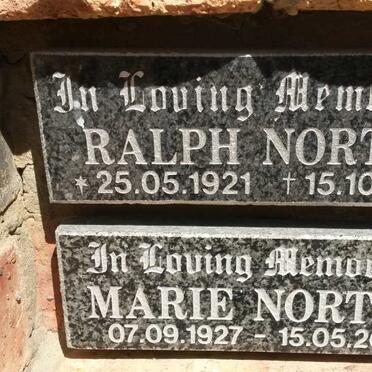 NORTON Ralph 1921-2014 &amp; Marie 1927-2012