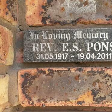 PONS E.S. 1917-2011