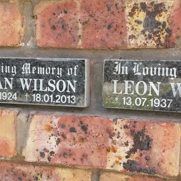 WILSON Allan 1924-2013 :: WILMOT Leon 1937-2011