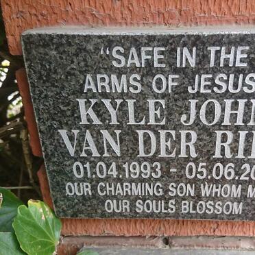 RIET Kyle John, van der 1993-2011