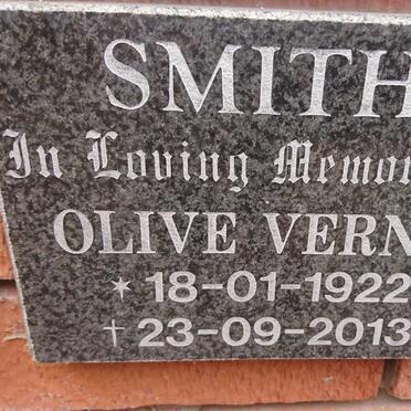 SMITH Olive Verna 1922-2013