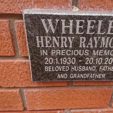 WHEELER Henry Raymond 1930-2016