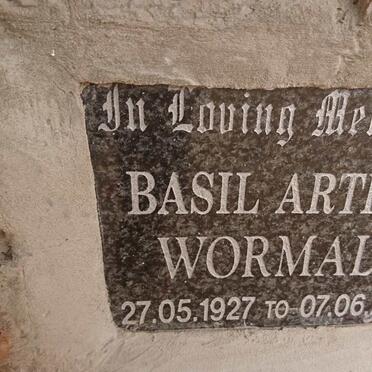 WORMALD Basil Arthur 1927-2018