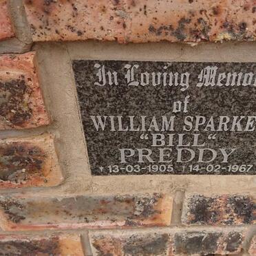 PREDDY William Sparkes 1905-1967
