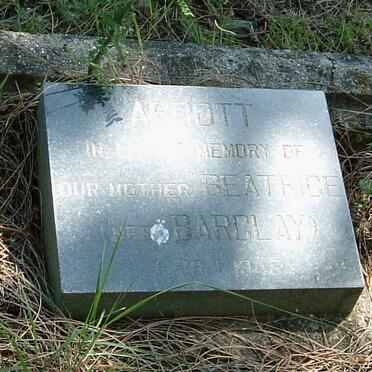 ABBOTT Beatrice nee BARCLAY -1945