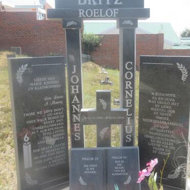 BRITZ Roelof Johannes Cornelius 1938-2016