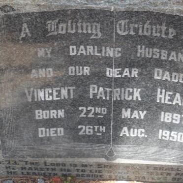 HEALY Vincent Patrick 1897-1950