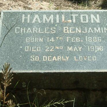 HAMILTON Charles Benjamin 1886-1958