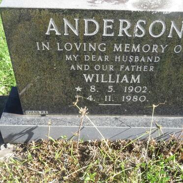 ANDERSON William 1902-1980