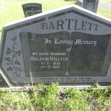 BARTLETT Haldor William 1935-1995