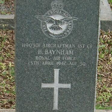 BAYNHAM H. -1942