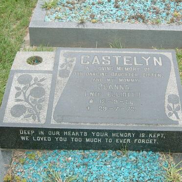 CASTELYN Deanna nee ELLIOTT 1951-1972