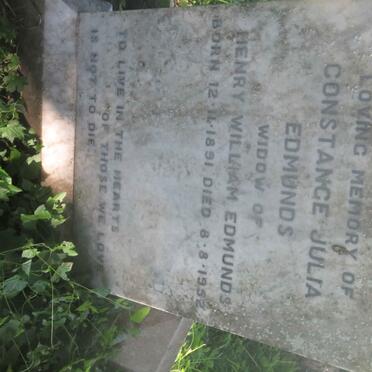 EDMUNDS Constance Julia 1891-1952