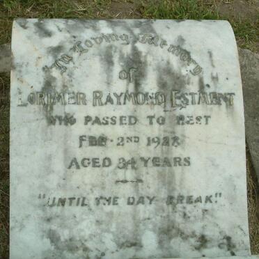 ESTMENT Lorimer Raymond - 1928