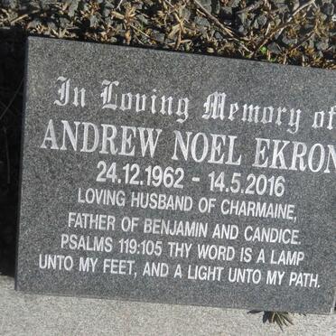 EKRON Andrew Noel 1962-2016