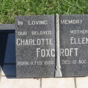 FOXCROFT Charlotte Ellen 1880-1978