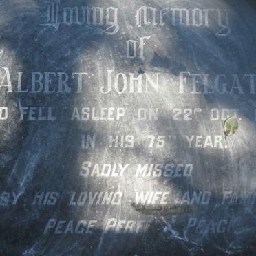 FELGATE Albert John -1950