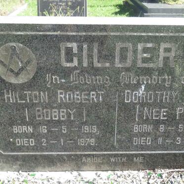 GILDER Hilton Robert 1919-1979 &amp; Dorothy Gordon PREW 1922-1989