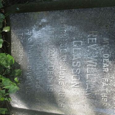 GLASSON William 1875-1963 &amp; Agnes Newcombe 1878-1963