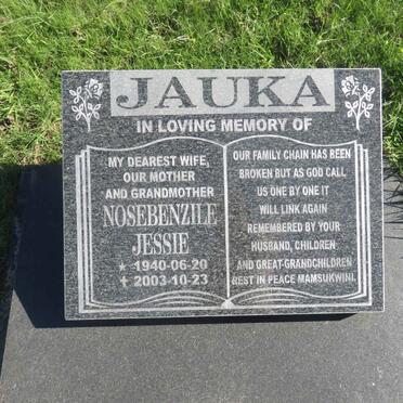JAUKA Nosebenzile Jessie 1940-2003