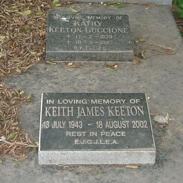 KEETON Keith James 1943-2002 :: GUCCIONE Kathy Keeton 1939-1997