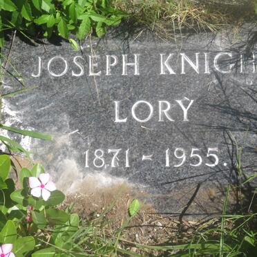 LORY Joseph Knight 1871-1955