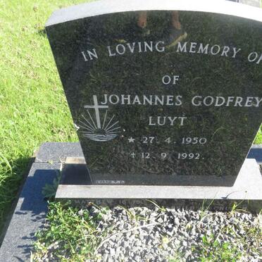 LUYT Johannes Godfrey 1950-1992