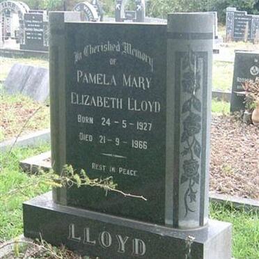 LLOYD Pamela Mary Elizabeth 1927-1966
