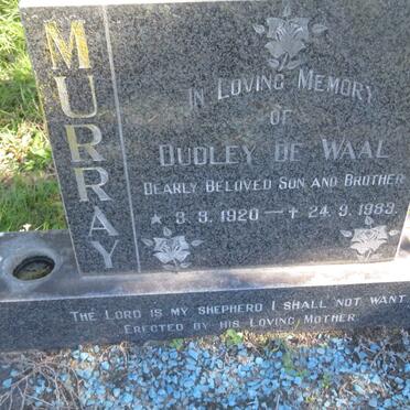 MURRAY Dudley de Waal 1920-1983