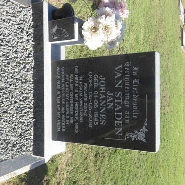 STADEN Jan Johannes, van 1945-2018 &amp; Emmerentia Jacomina Christina 1945-2009
