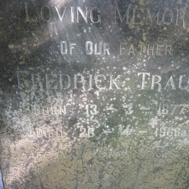 TRAUT Fredrick 1877-1966