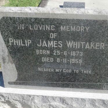 WHITAKER Philip James 1873-1959 &amp; Violet May LONG 1880-1965