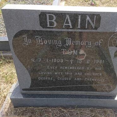 BAIN Tom 1908-1981