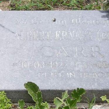 CARR Albert Ernest 1922-2004