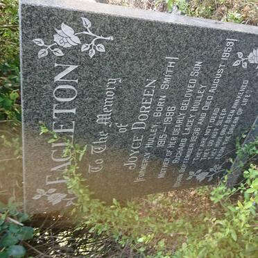 EAGLETON Joyce Doreen formerly HULLEY nee SMITH 1915-1996 :: HULLEY Richard Lacey 1936-1959