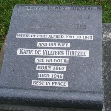 HIRTZEL Charles Henry 1865-1943 &amp; Katie de Villiers KILGOUR 1867-1946