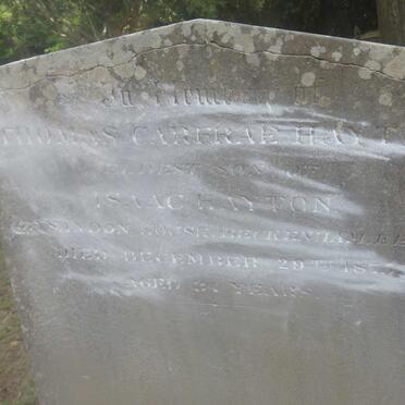 HAYTON Thomas Carfrae -1875