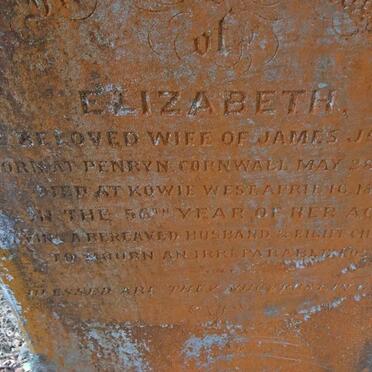 JONSON Elizabeth 1820-1876 